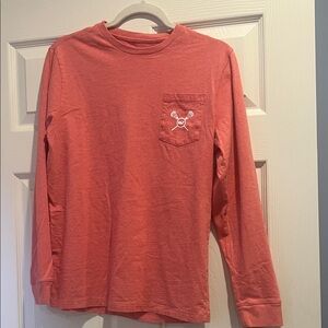 Vineyard Vines Coral Crewneck Tee